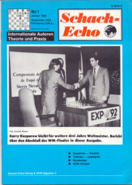 Schach-Echo 1988